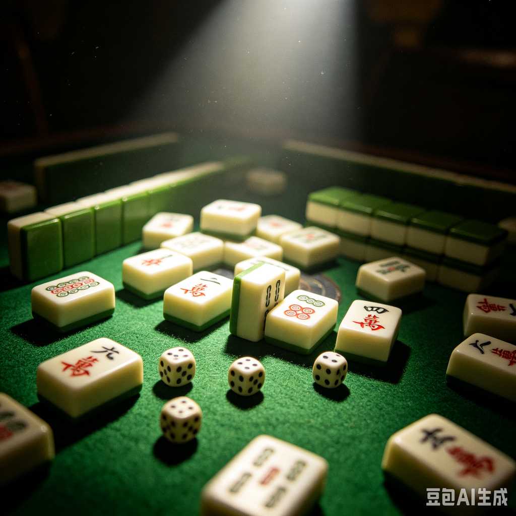 indoor leisure game mahjong set
